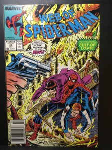 Web of Spider-Man #43 Newsstand Edition (1988)