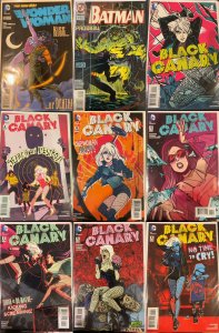 Lot of 9 Comics (See Description) Black Canary, Wonder Woman, Batman