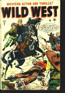 WILD WEST #2 ARIZONA ANNIE TWO-GUN KID SYD SHORES COVER VG