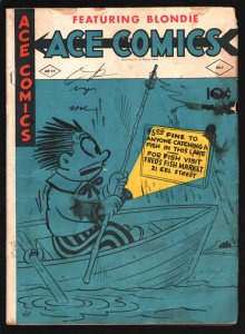 Ace Comics #64 1942-Reprints famous newspaper comic strips-Jungle Jim-Prince ...