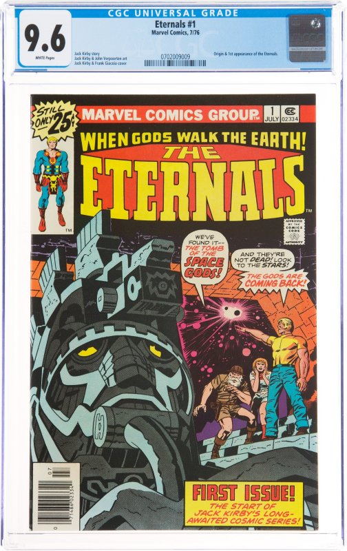 The Eternals #1 (Marvel, 1976) CGC GRADED 9.6