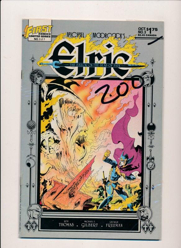 FIRST Comics LOT of 8! Michael Moorcock's ELRIC  VERY FINE+ (HX862) 