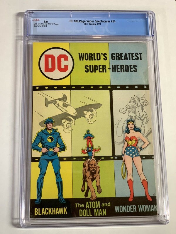 Dc 100 Page Spectacular 14 Cgc 9.0 Ow/w Pages