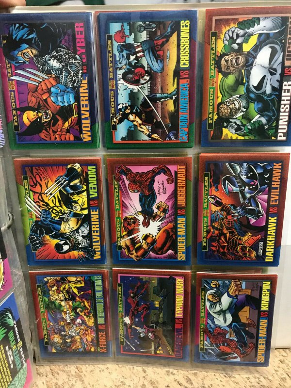 1993 MARVEL SKYBOX TRADING CARDS 400+ CARD HOLDER DEATHLOK MOONKNIGHT 1-180