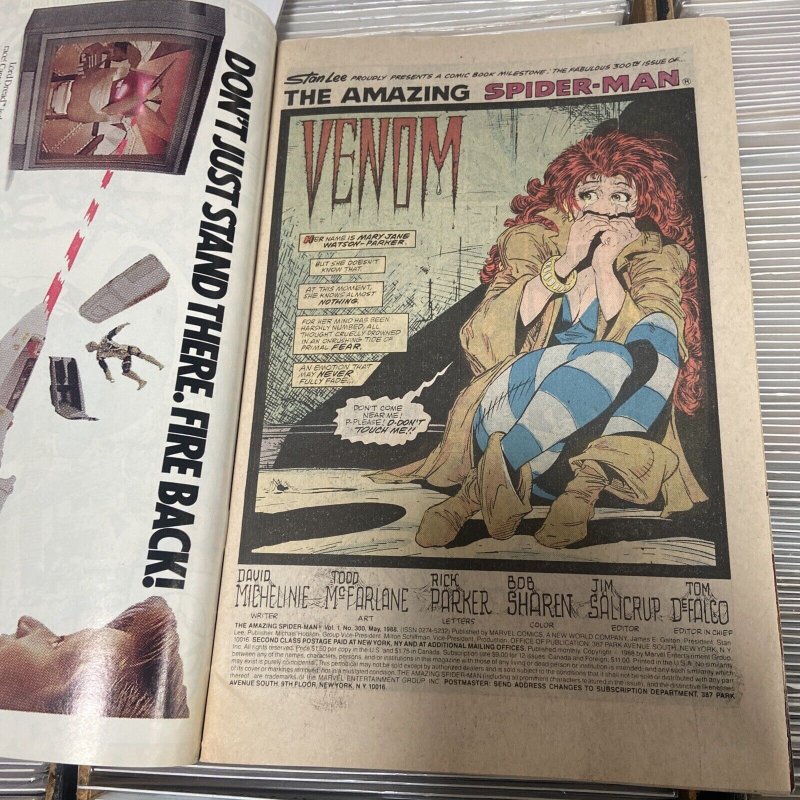 The Amazing Spider-Man #300 Mcfarlane 1st Appearance of Venom