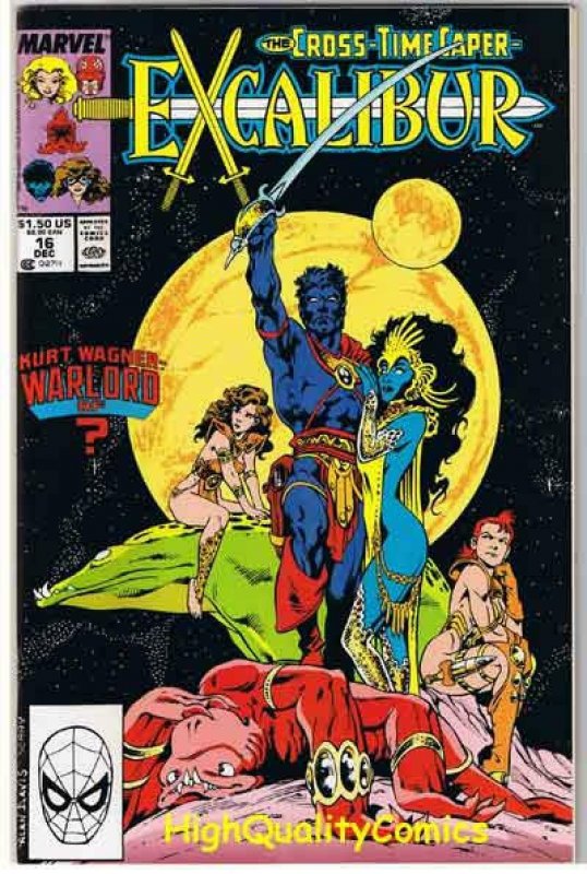 EXCALIBUR #15 16 17 18 19, NM+, Chris Claremont, Captain Britain, 1988