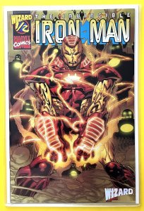 IRON MAN 1/2 WIZARD MAIL AWAY COA IN SLEEVE (2000)