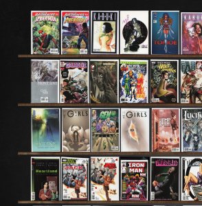 Huge Lot 150+ Comics with Excalibur, Girls, Hellblazer, Eureka & More!