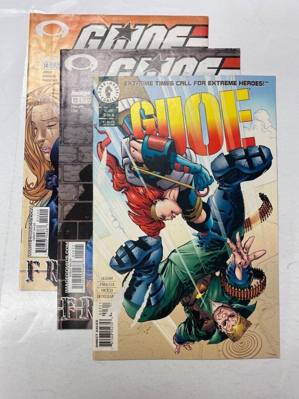 3 GI Joe IMAGE DARK HORSE comic books #14 15 3 56 KM19