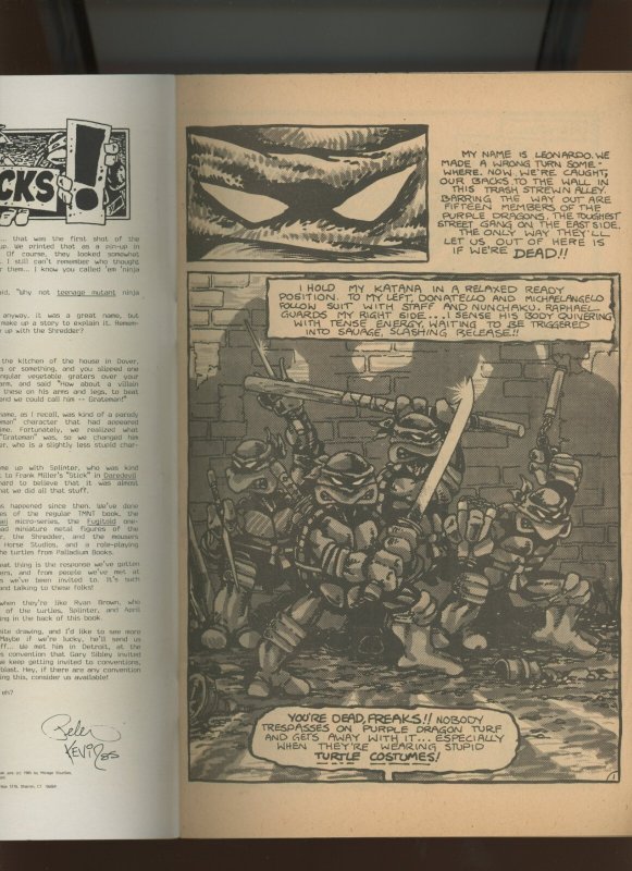 (1985) Teenage Mutant Ninja Turtles #1: KEY! 4TH PRINT! WRAPAROUND! (7.0/7.5)