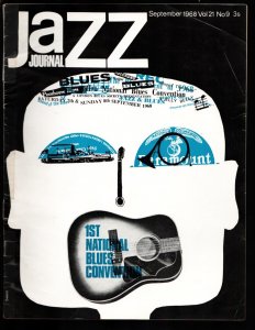 MAG: Jazz Journal 9/1968-Published in the U.K. for Jazz fans-John Hammond-Jaz...