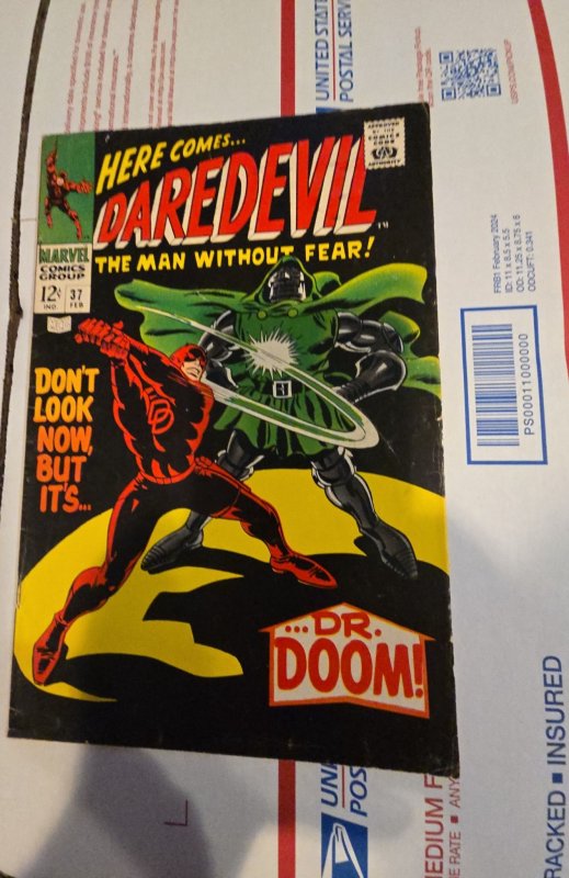 Daredevil #37 (1968) DD vs Dr Doom