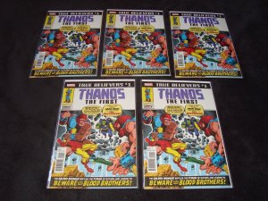 TRUE BELIEVERS THANOS THE FIRST 10 COPIES (2018) REPRINTS IRON MAN # 55