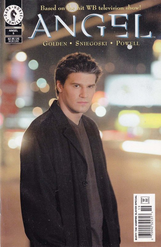 Angel (2nd series) #9 (Newsstand) FN ; Dark Horse | David Boreanaz Photo Variant