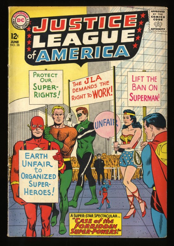 Justice League Of America #28 VG+ 4.5 DC Comics