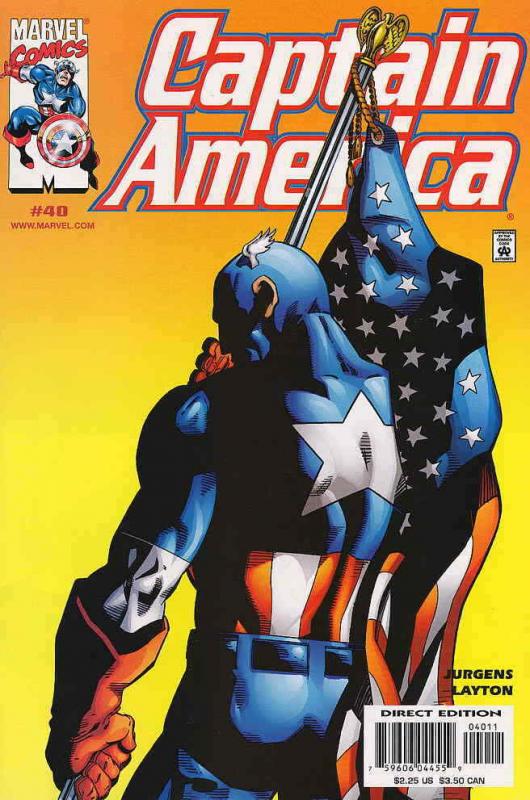 Captain America (3rd Series) #40 VF; Marvel | save on shipping - details inside