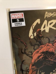 ABSOLUTE CARNAGE #5 CODEX VARIANT-1:25 VARIANT Bagged Boarded