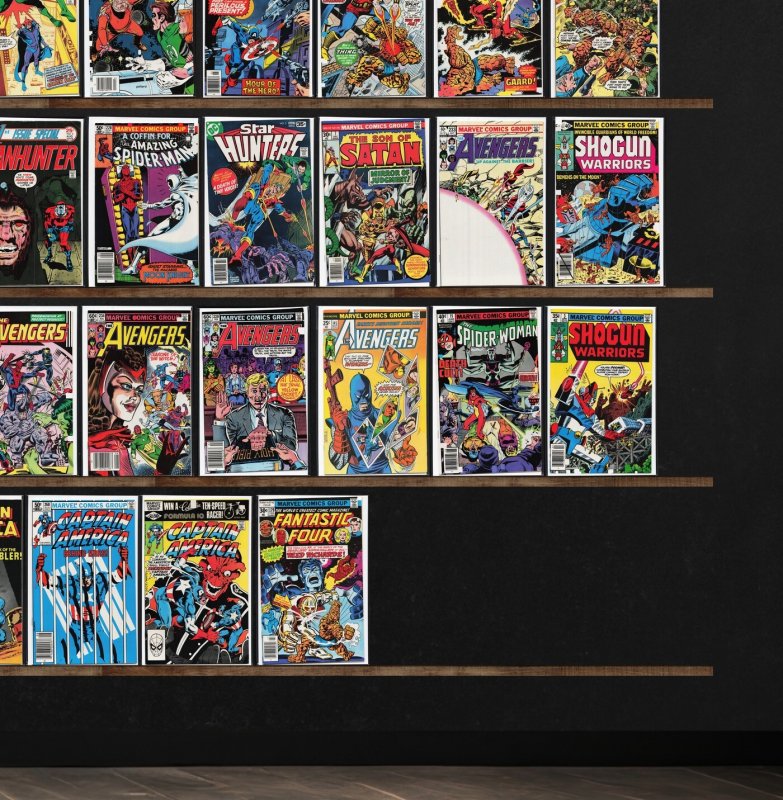 Huge Lot 140+ Comics with Captain America, The Avengers, Green Lantern & More!