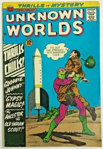 UNKNOWN WORLDS#45 FN- 1965 ACG SILVER AGE COMICS