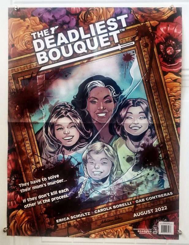 Deadliest Bouquet Golden Rage Reversible Folded Promo Poster 18x24 New [FP399] 