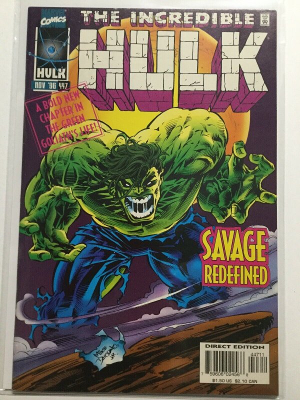 Incredible Hulk 447 Near Mint Nm Marvel