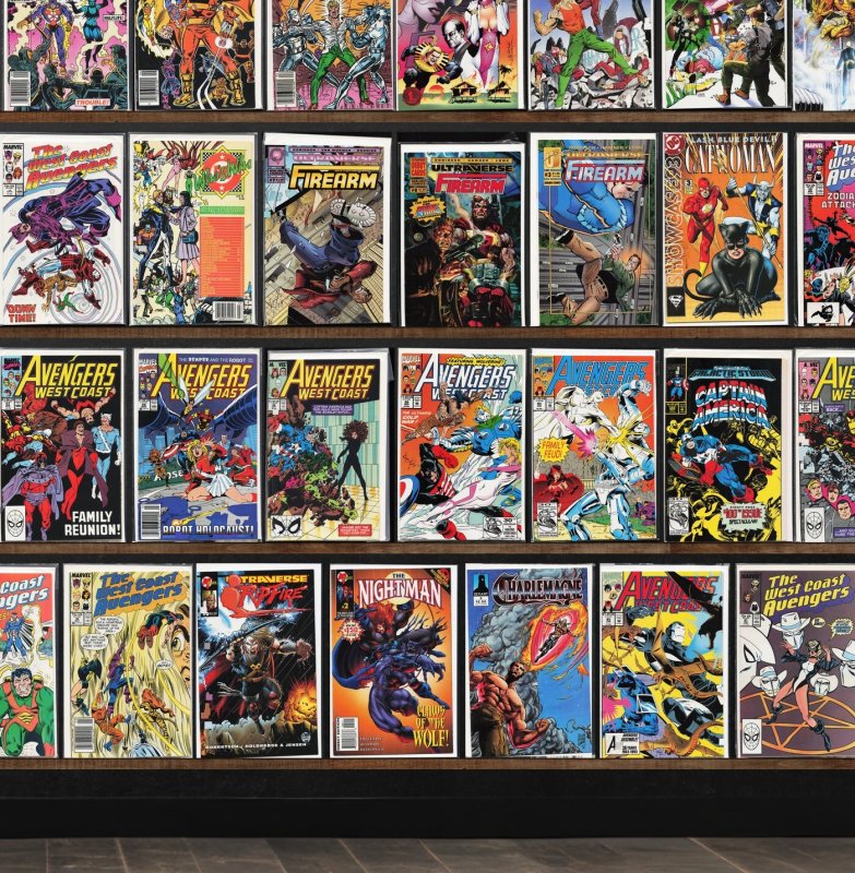 Huge Lot 140+ Comics with Avengers West Coast, West Coast Avengers & More!