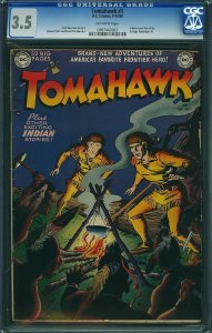 Tomahawk #1 (1950) CGC 3.5 VG-