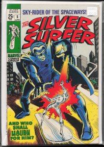 The Silver Surfer #5 (1969) Silver Surfer