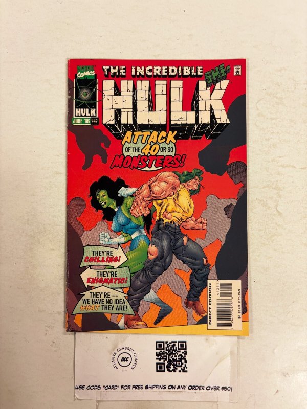 Incredible Hulk #442 NM Marvel comic Books Avengers She-Hulk 29 HH110