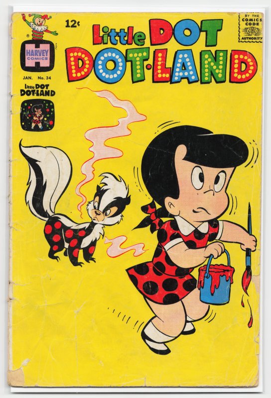 Little Dot Dotland #34 (1968) Little Dot