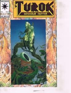 Lot Of 2 Turok Dinosaur Hunter Valiant Comic Book #1 2 AB7