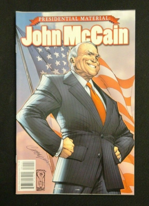 John McCain Presidential Material J. Scott Campbell Cover 1st Print VF+