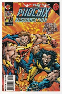 The Phoenix Resurrection #0 March 1996 Malibu Ultraverse Wolverine X-Men