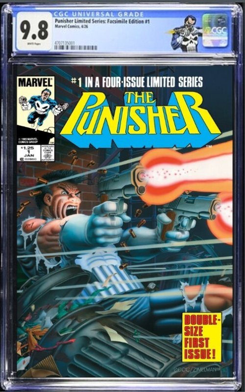 PUNISHER LIMITED SERIES: FACSIMILE EDITION 1 CGC 9.8 ? 2026 FOIL VARIANT KEY