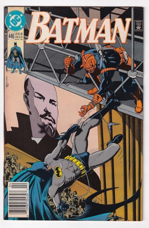 Batman #446 April 1990 DC Mary Wolfman Aparo De Carlo Lenin Vicki Vale NKVDemon