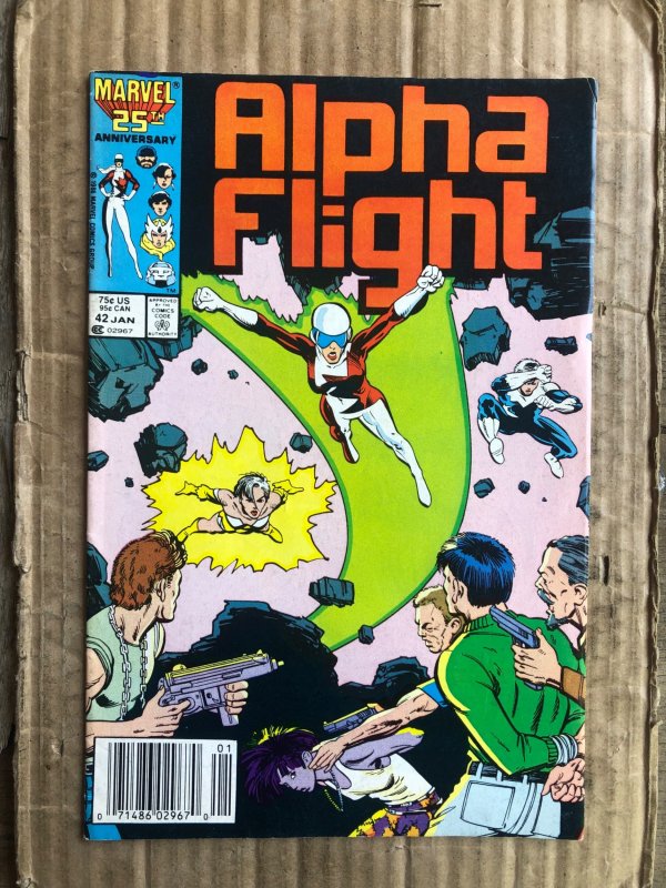 Alpha Flight #42 Newsstand Edition (1987)