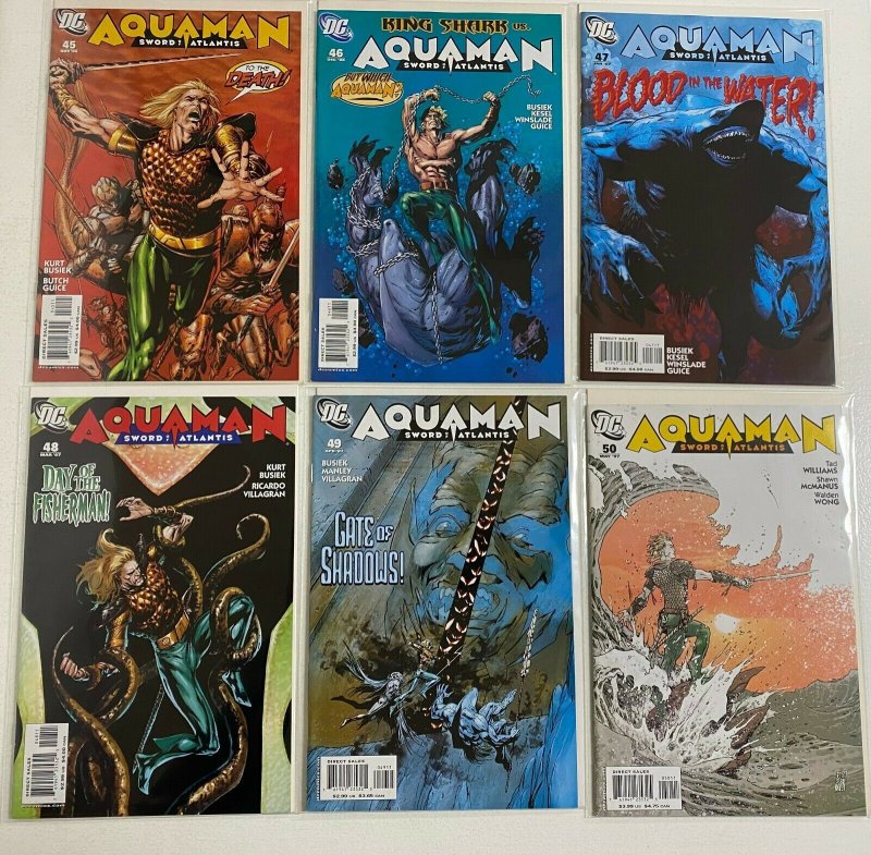 Aquaman Sword of Atlantis set #40-57 8.0 VF (2006-07) 