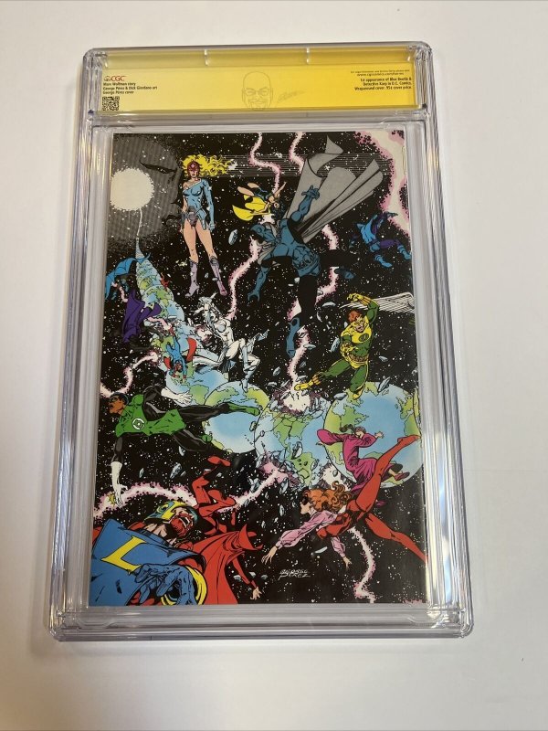 Crisis On The Infinite Earths 1985 # 1 (CGC 9.8 WP SS) CPV | Signed Wolfman |C2