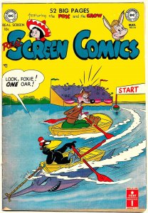 REAL SCREEN COMICS #36 (1951) 6.0 FN  Fox & Crow, Flippity & Flop,Tito/Burrito