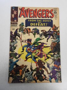 The Avengers #24 (1966) VG- Condition