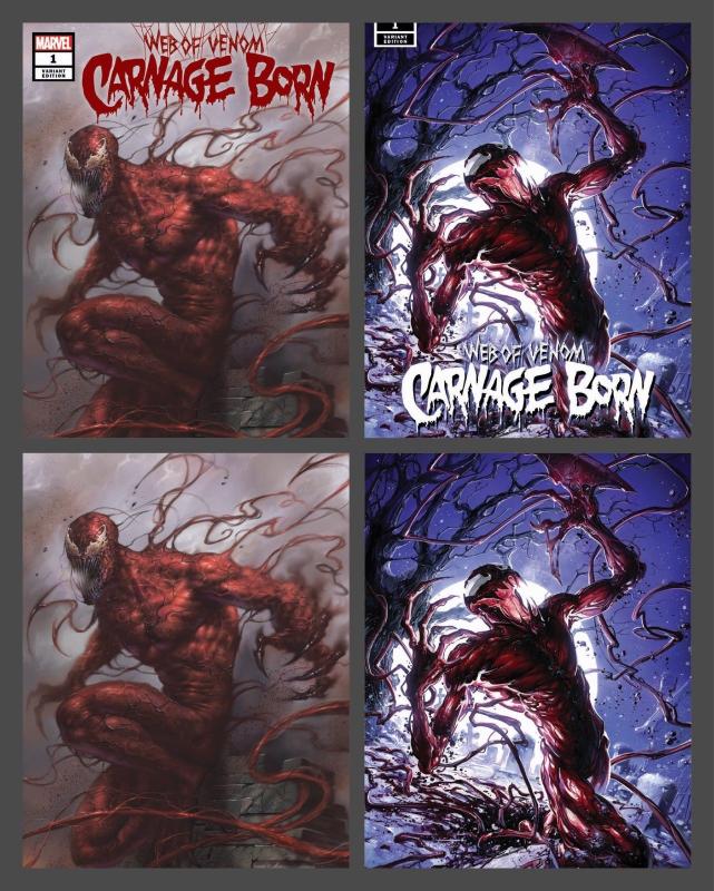 WEB OF CARNAGE #1 SCORPION COMIC'S VARIANTS