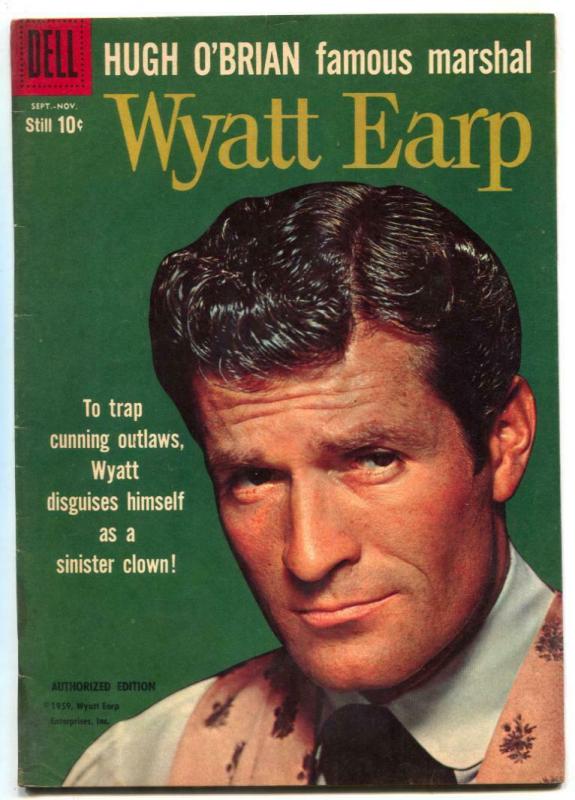 Wyatt Earp #8 1960- Hugh O'Brian photo cover G/VG