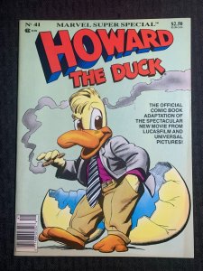 1986 HOWARD THE DUCK Marvel Super Special Magazine #41 VF- 7.5 Kyle Baker