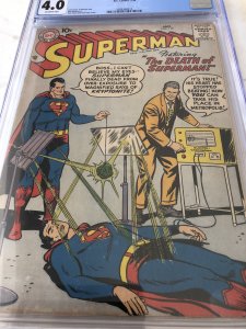 Superman 118,CGC 4, death of Supe!!(spoiler alert*)