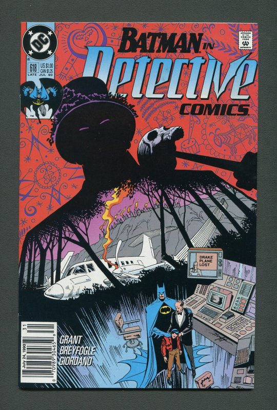 Detective Comics #618 / 9.2 NM-  Newsstand    July 1990