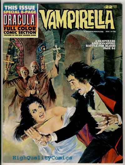 VAMPIRELLA #22,  NM-, Warren, Vampire, Maroto, Dhampir, 1969, Magazine, Maroto