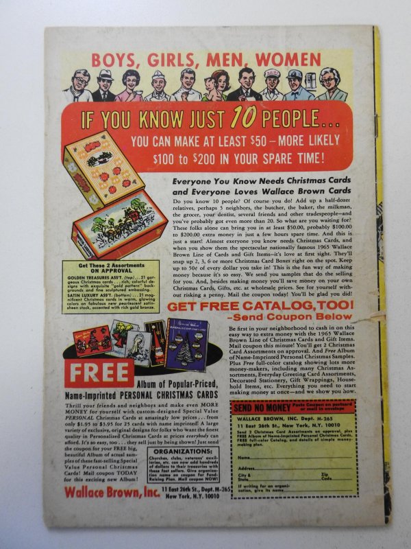 Metal Men #15 (1965) VG- Condition 1/2 in tear through book