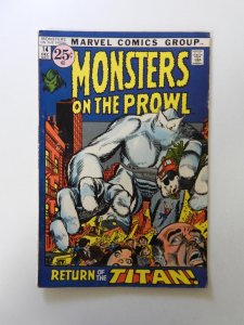 Monsters on the Prowl #14 (1971) FN/VF condition