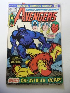 The Avengers #136 (1975) VG+ Condition Moisture stain bc