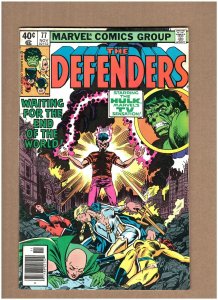 The Defenders #77 Marvel Comics 1979 Hulk Valkyrie Hellcat VG/FN 5.0